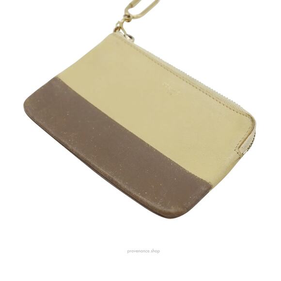 🔴 Celine Key Pouch Cles - Olive Drab/Cream - Picture 3 of 8